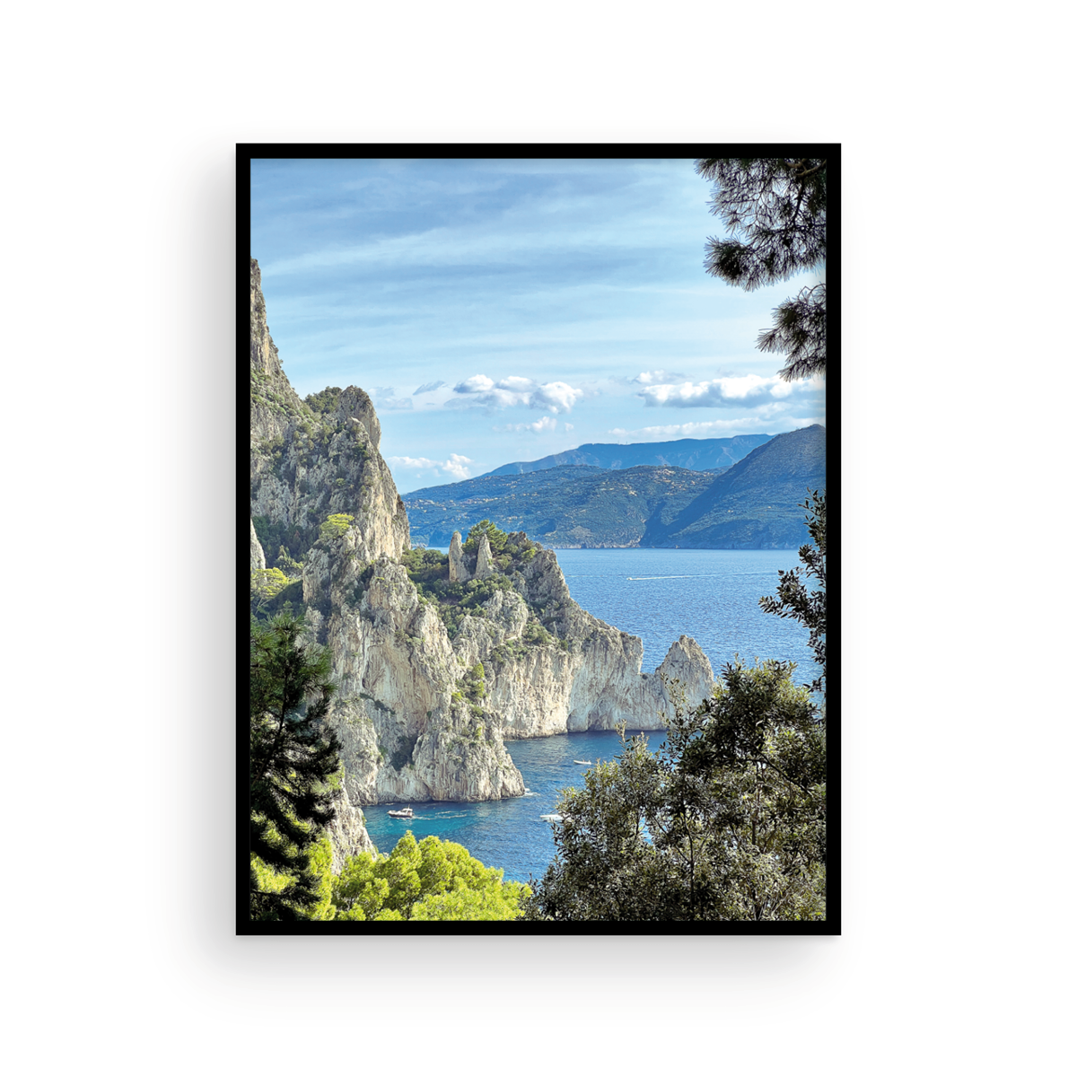 South Capri with View to Amalfi Coast